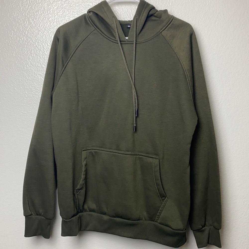 Olive green hoodie